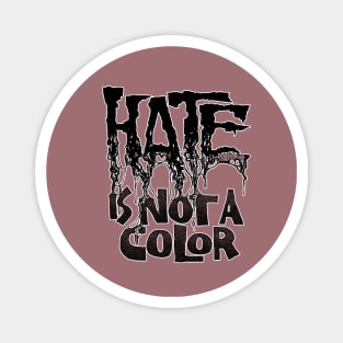 HATE IS NOT A COLOR Magnet